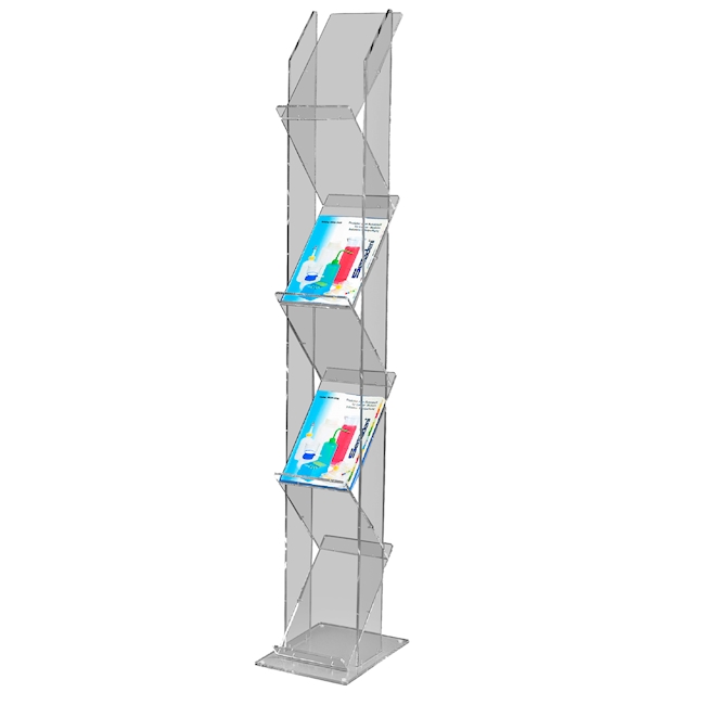 Support Zick-Zack acrylique 1800 mm